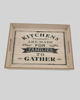 Picture of Wooden serving tray "FAMILIES" design