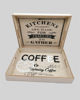 Picture of Wooden serving tray "FAMILIES" design