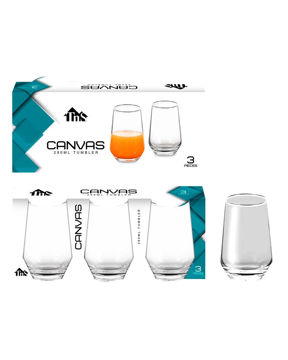 Εικόνα της Ποτήρι νερού - χυμού Σ/3 280 ml "CANVAS"