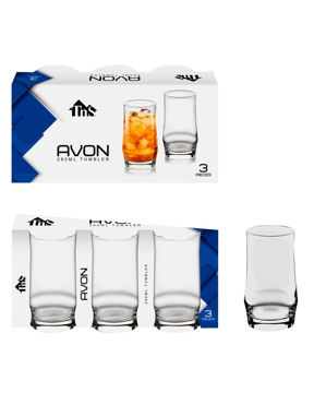 Εικόνα της Ποτήρι νερού - χυμού Σ/3 280 ml "AVON"