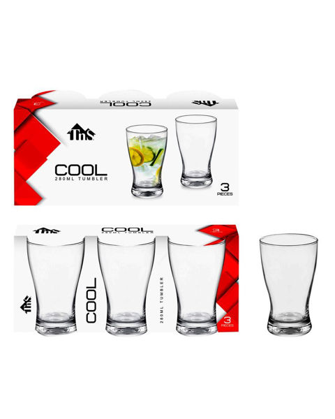 Picture of Water - juice Glass S/3 280 ml "COOL"