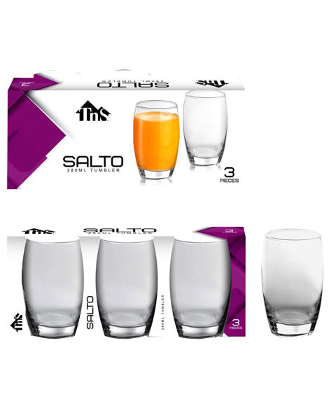 Picture of Water - juice Glass S/3 280 ml "SALTO"