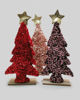 Εικόνα της Δέντρο χριστουγεννιάτικο με πούλιες ροζ 44εκ.