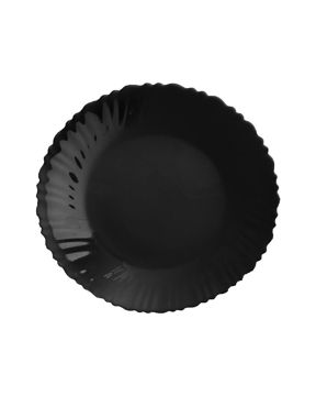 Εικόνα της Πιάτο ρηχό οπαλίνα κυματιστό μαύρο
