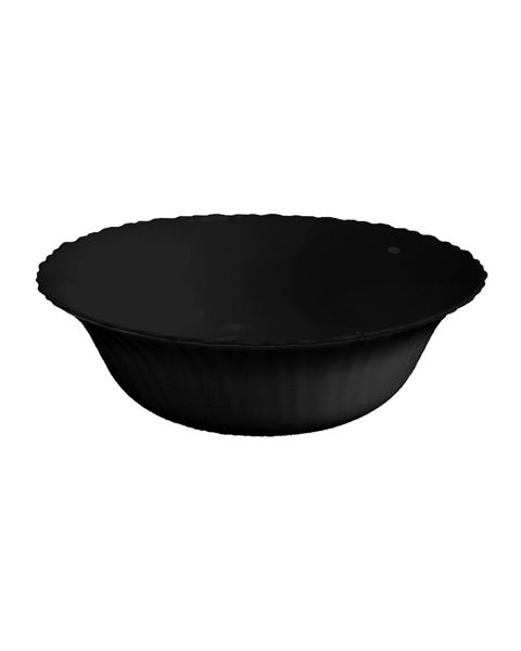 Εικόνα της Μπολ σαλάτας οπαλίνα κυματιστό μαύρο