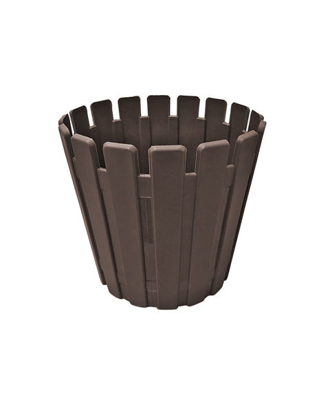 Picture of Plastic flower pot "FENCE" design  No17